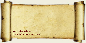 Iva Pjanić vizit kartica